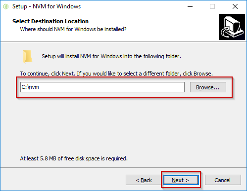 nvm Windows Installation