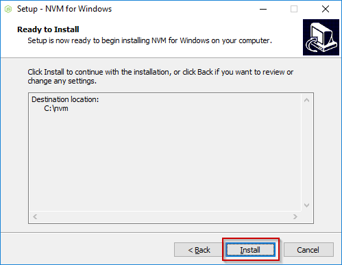 nvm Windows Installation